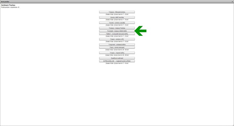 NOVÁ VERZE TRACHEA OS 6.5 – KATALOGY KORPUSŮ A KOMPLETŮ