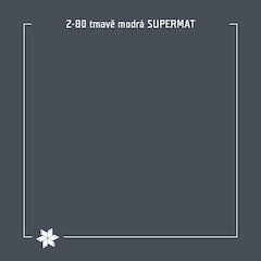 2–80 tmavě modrá SUPERMAT