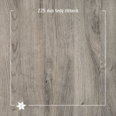 225 dub šedý ribbeck