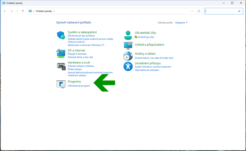 Jak ODINSTALOVAT Trachea OS