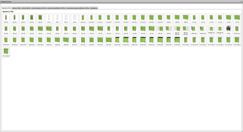 NOVÁ VERZE TRACHEA OS 6.5 – KATALOGY KORPUSŮ A KOMPLETŮ