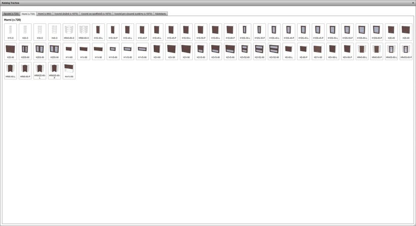 NOVÁ VERZE TRACHEA OS 6.5 – KATALOGY KORPUSŮ A KOMPLETŮ