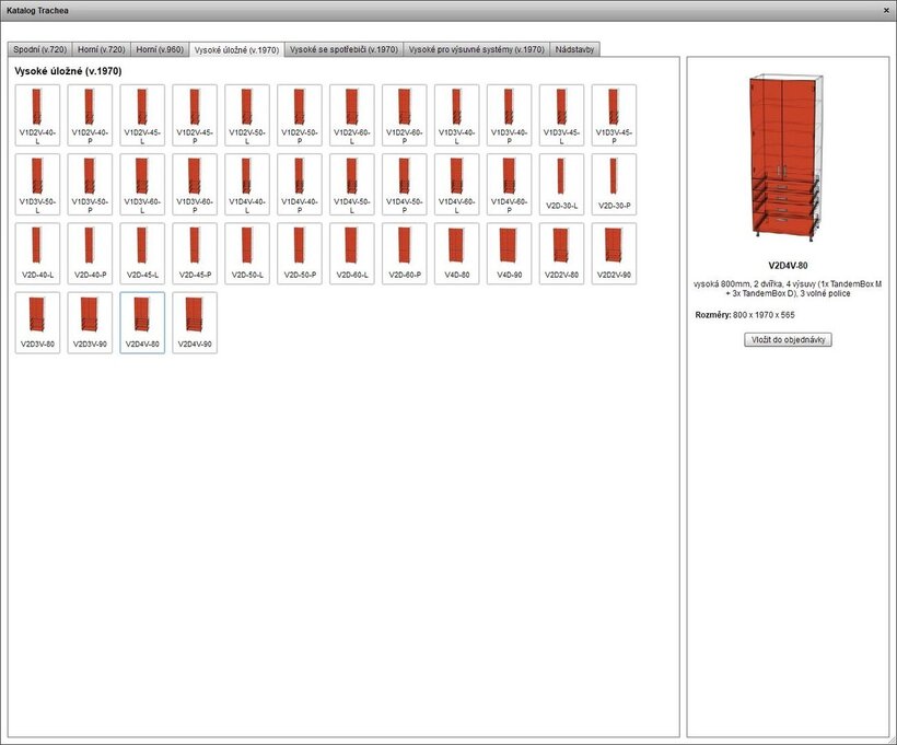 NOVÁ VERZE TRACHEA OS 6.5 – KATALOGY KORPUSŮ A KOMPLETŮ
