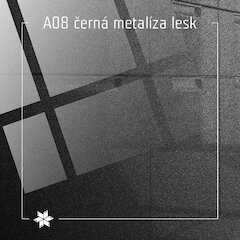 A08 černá metalíza lesk A08 černá metalíza lesk