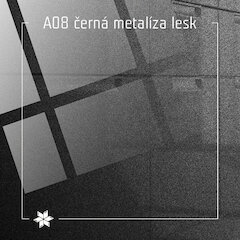 A08 černá metalíza lesk