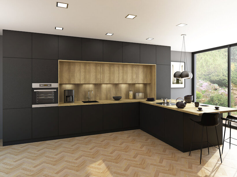 Kitchen in Fenix - mat Kitchen in Fenix – mat
