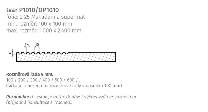 tvar P1010/QP1010 - nákres tvar P1010/QP1010 – nákres