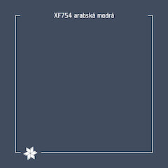 XF754 arabská modrá