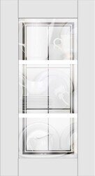 7021 02 Gitter – dekorative Glasfüllung