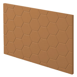 Shape QP121 HONEYCOMB scratched design - lacquered